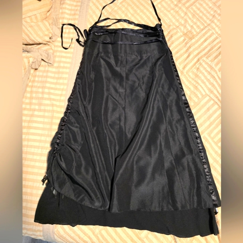 Promod Black Bubble Wrap Maxi Skirt. Size S - Picture 2 of 14